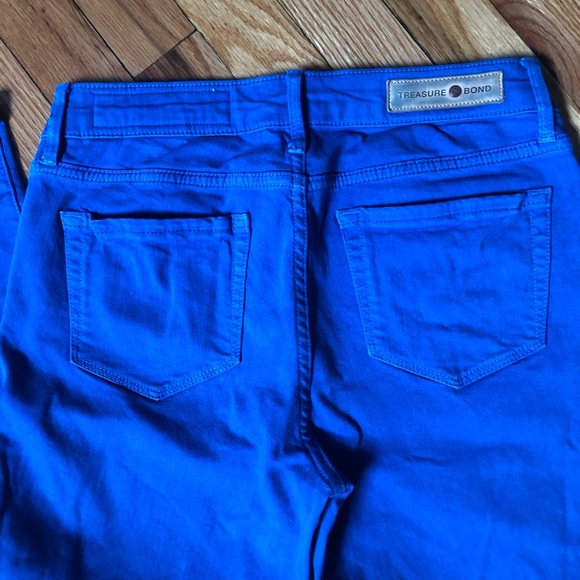Treasure & Bond Women Blue Skinny Jeans - Picture 5 of 7